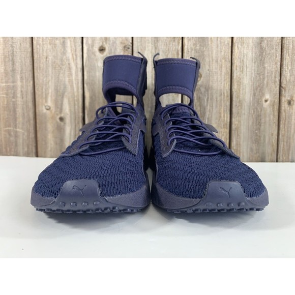 Puma Rihanna Fenty Ankle Strap Sneaker Trainer Mid BLACK/BLUE Women’s Shoe Sz 7 - Picture 3 of 9